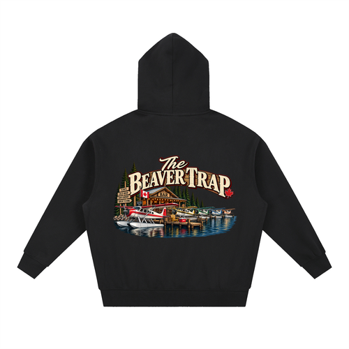 Beaver Trap - Essential Oversized Boxy Fit Fleece Hoodie