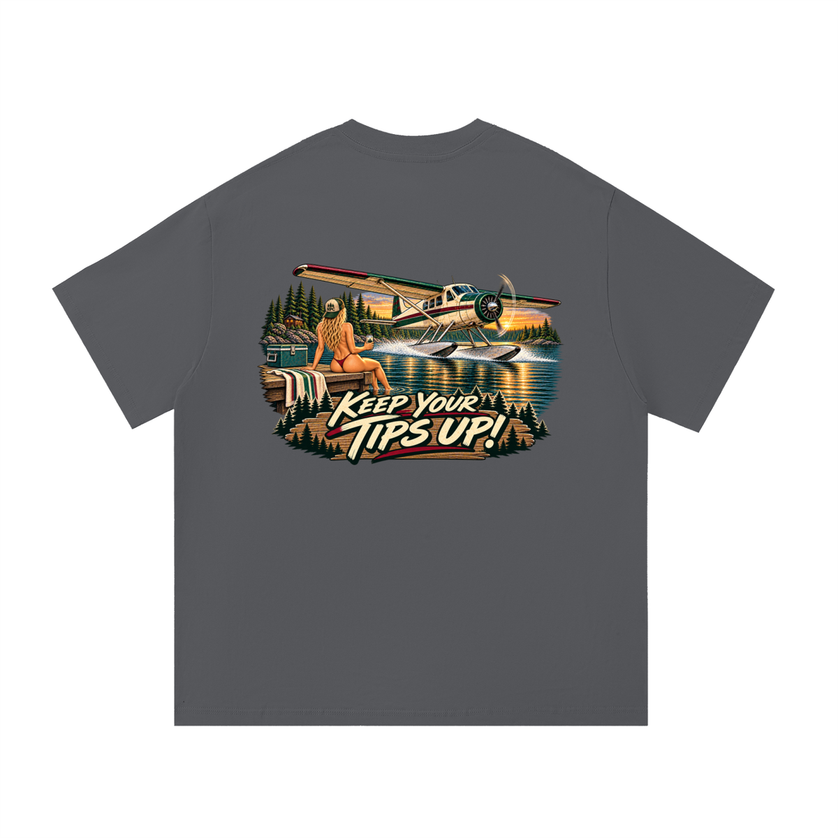 Tips Up - Essential Cotton T-Shirt