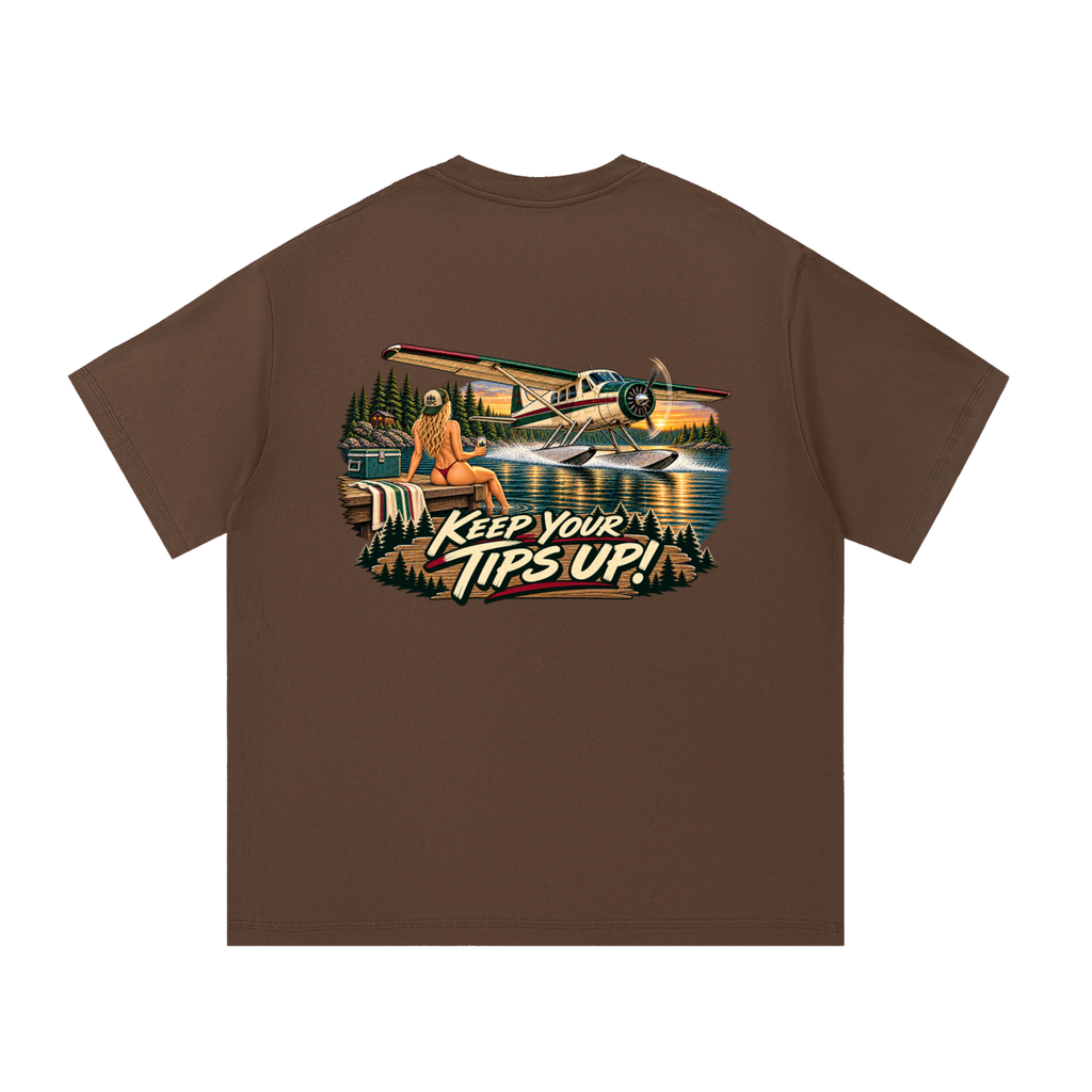 Tips Up - Essential Cotton T-Shirt