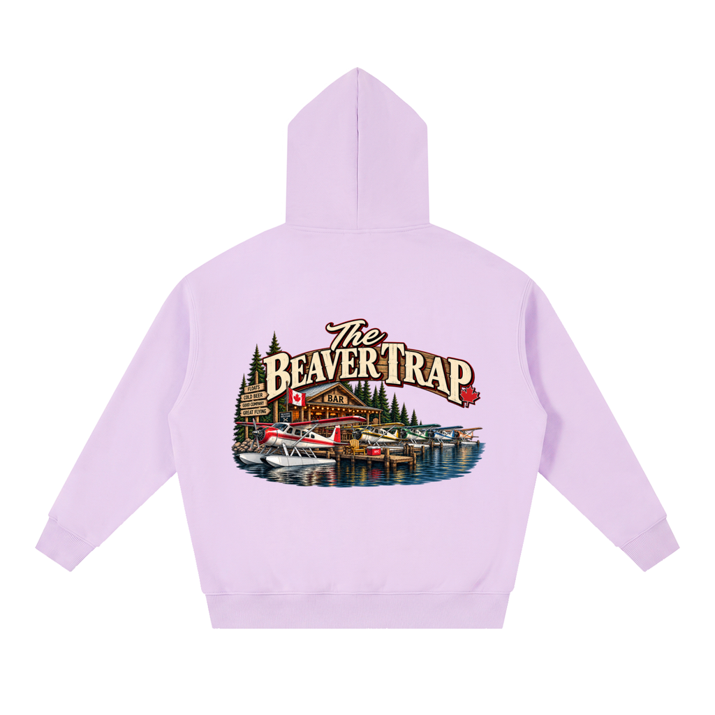 Beaver Trap - Essential Oversized Boxy Fit Fleece Hoodie