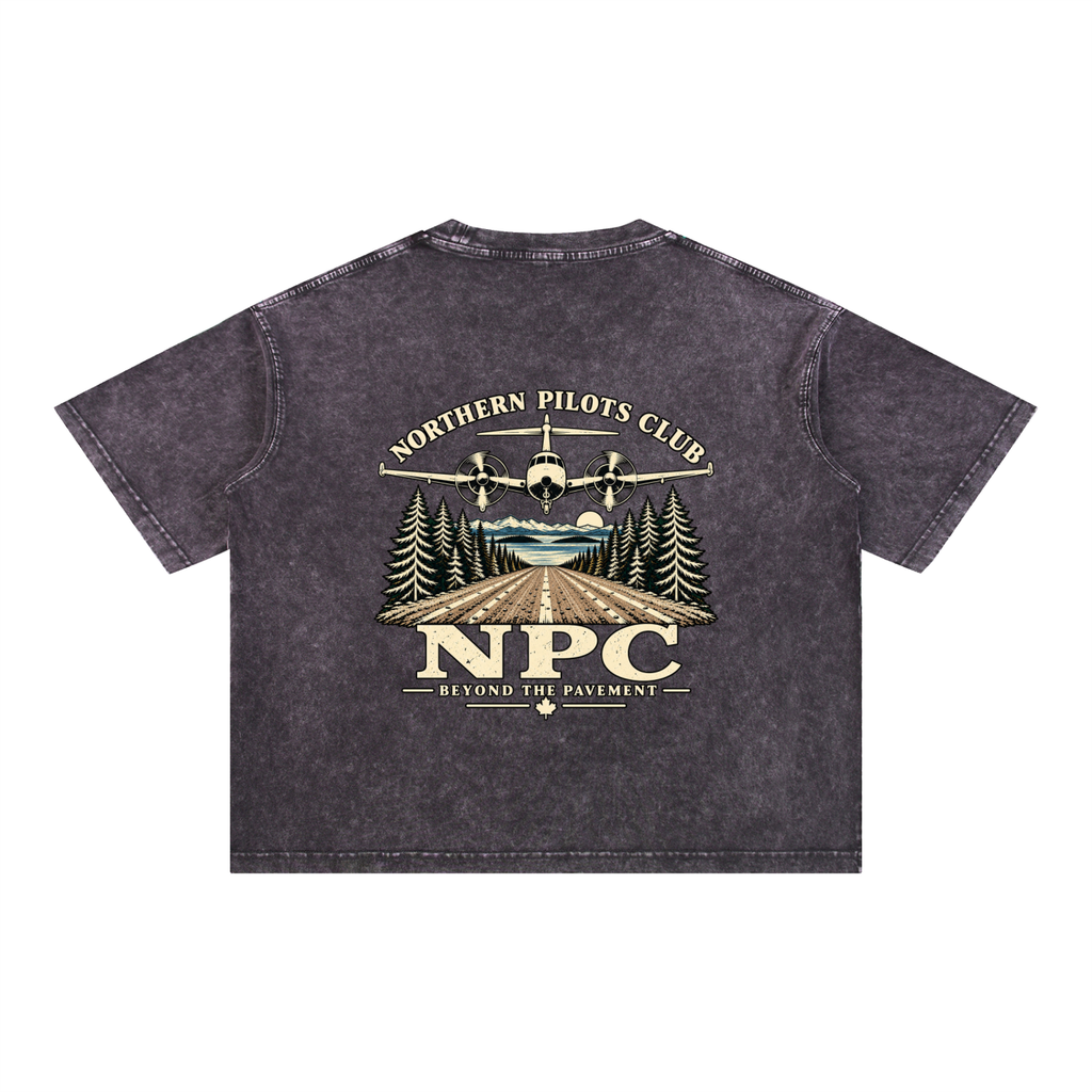 NPC - Mineral Wash Boxy Cotton T-Shirt