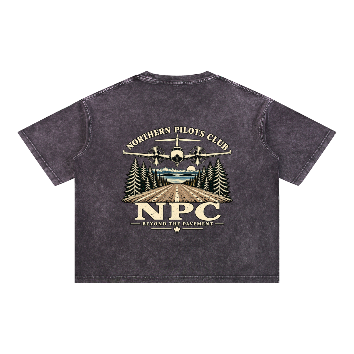 NPC - Mineral Wash Boxy Cotton T-Shirt