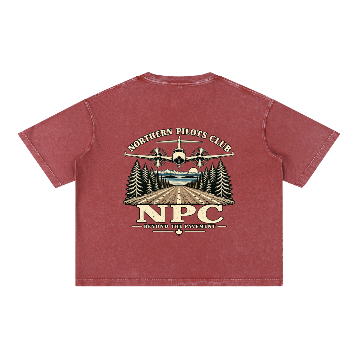 NPC - Mineral Wash Boxy Cotton T-Shirt