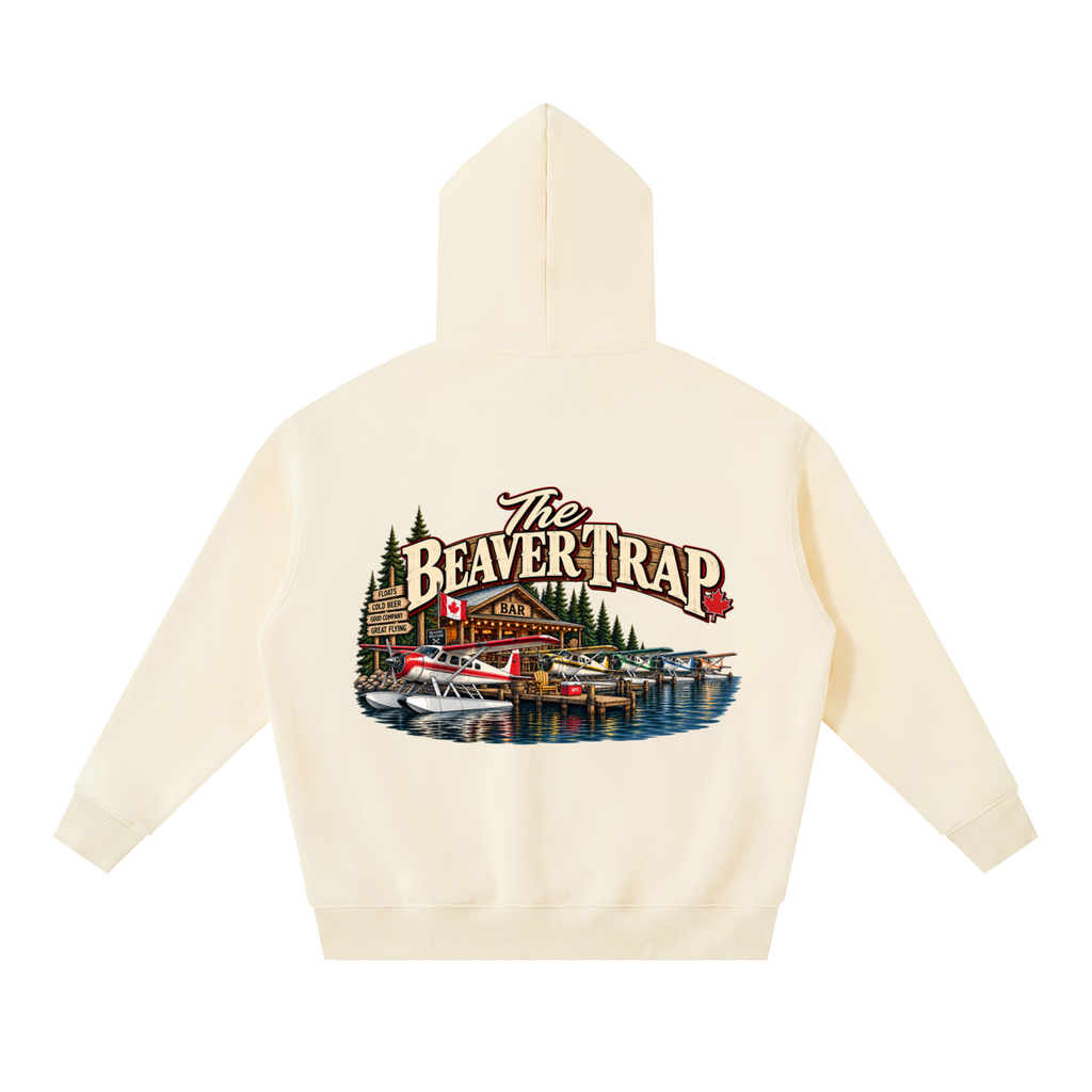 Beaver Trap - Essential Oversized Boxy Fit Fleece Hoodie