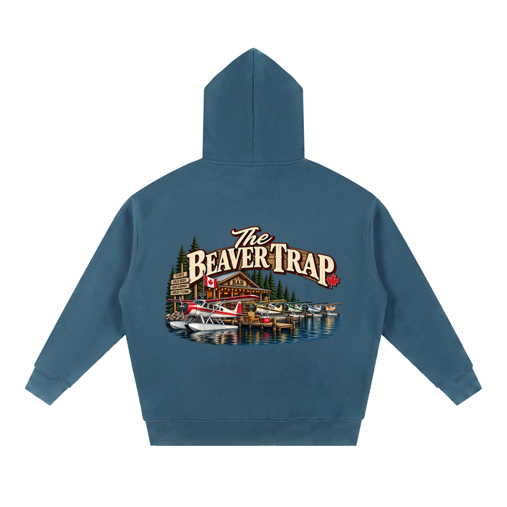 Beaver Trap - Essential Oversized Boxy Fit Fleece Hoodie