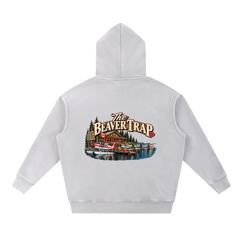 Beaver Trap - Snow Wash Fleece Oversize Hoodie