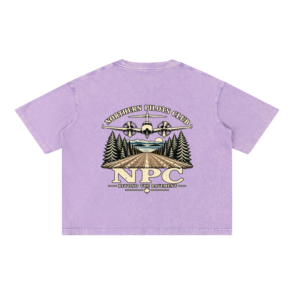 NPC - Mineral Wash Boxy Cotton T-Shirt