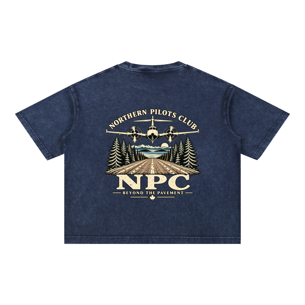 NPC - Mineral Wash Boxy Cotton T-Shirt