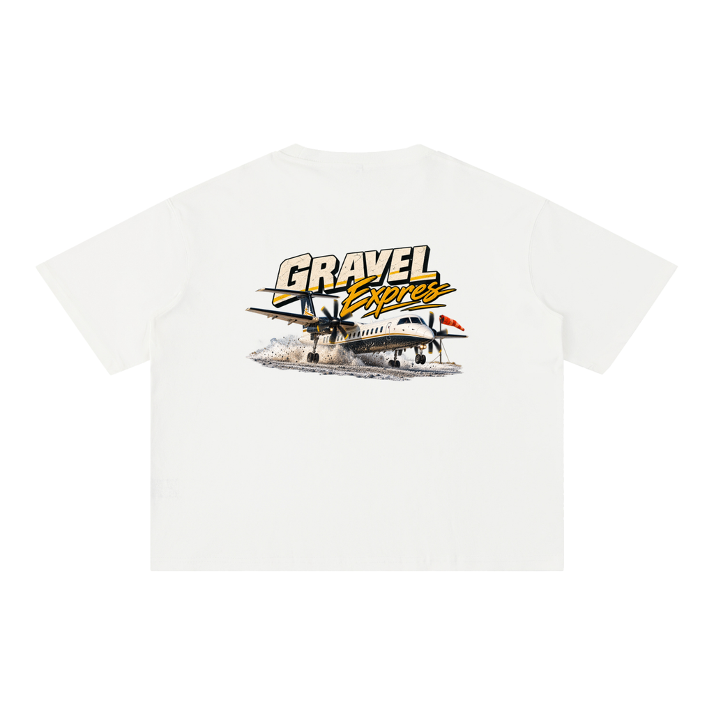 Gravel Express - Mineral Wash Boxy Cotton T-Shirt