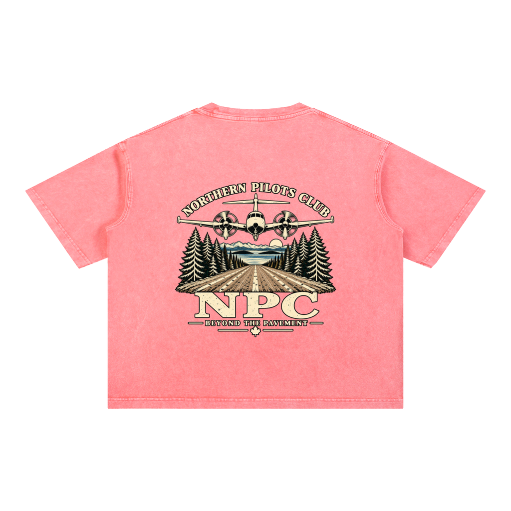 NPC - Mineral Wash Boxy Cotton T-Shirt