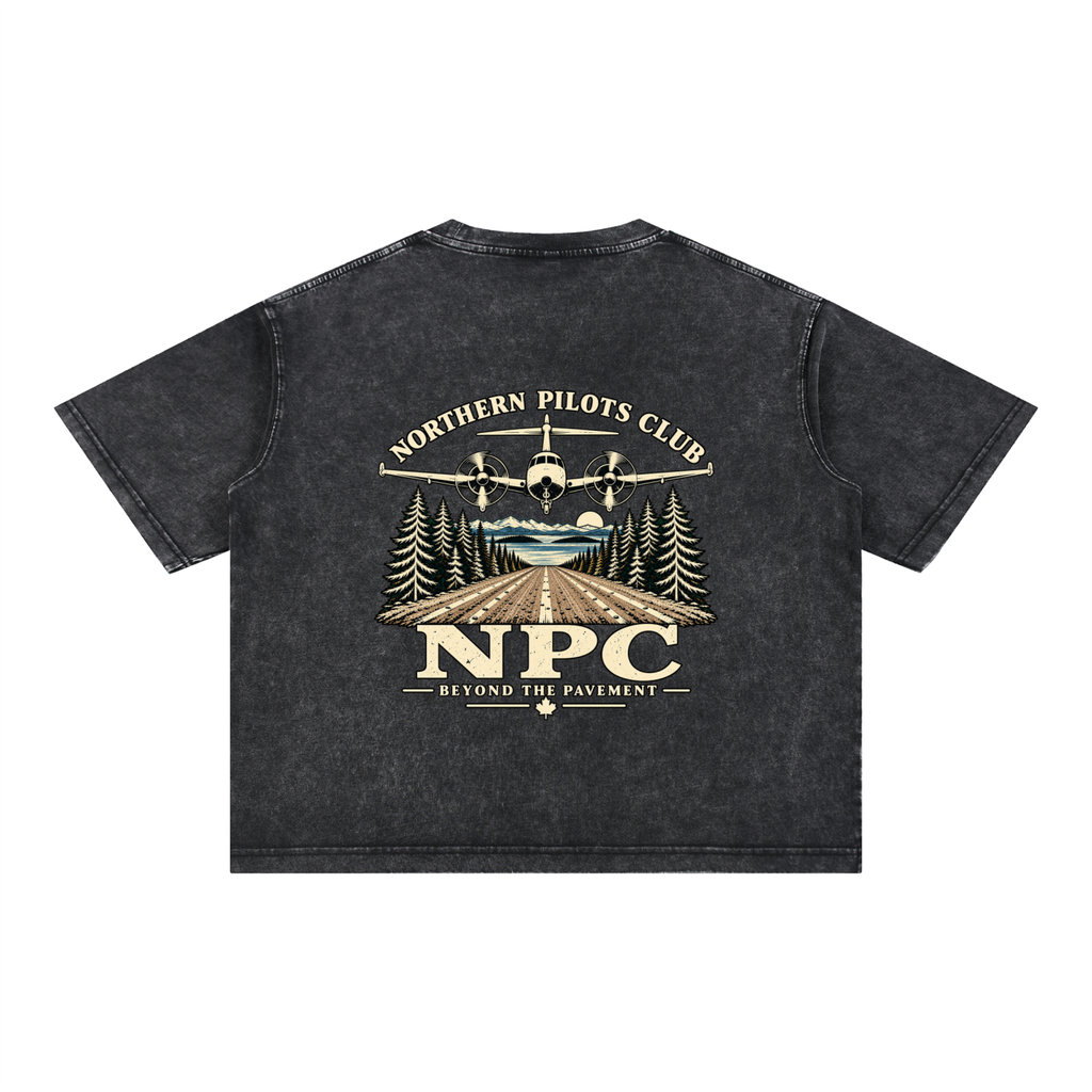 NPC - Mineral Wash Boxy Cotton T-Shirt