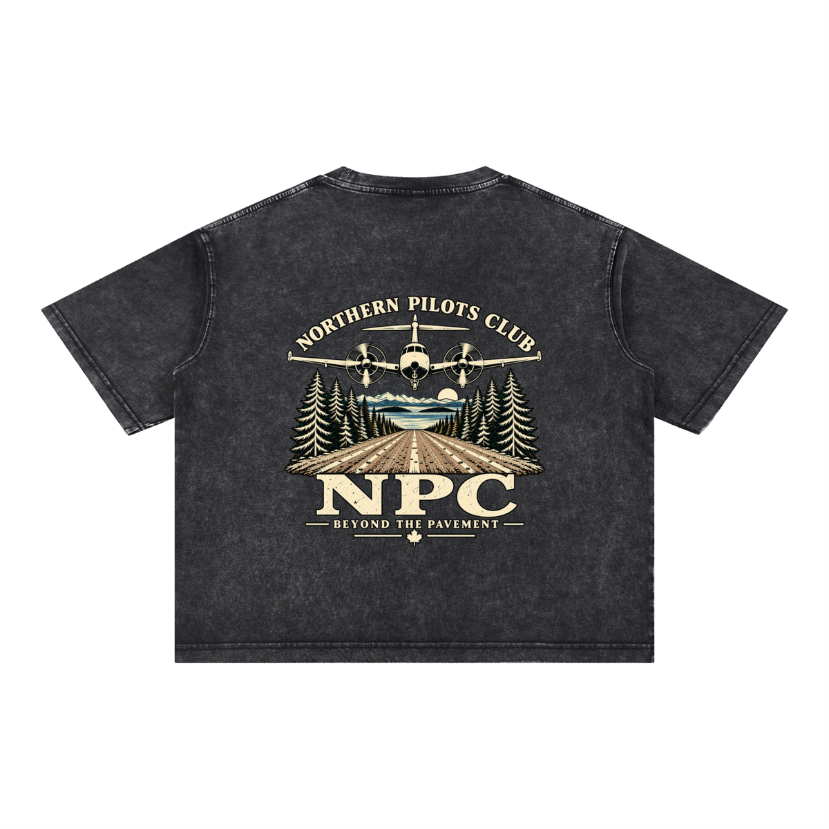 NPC - Mineral Wash Boxy Cotton T-Shirt