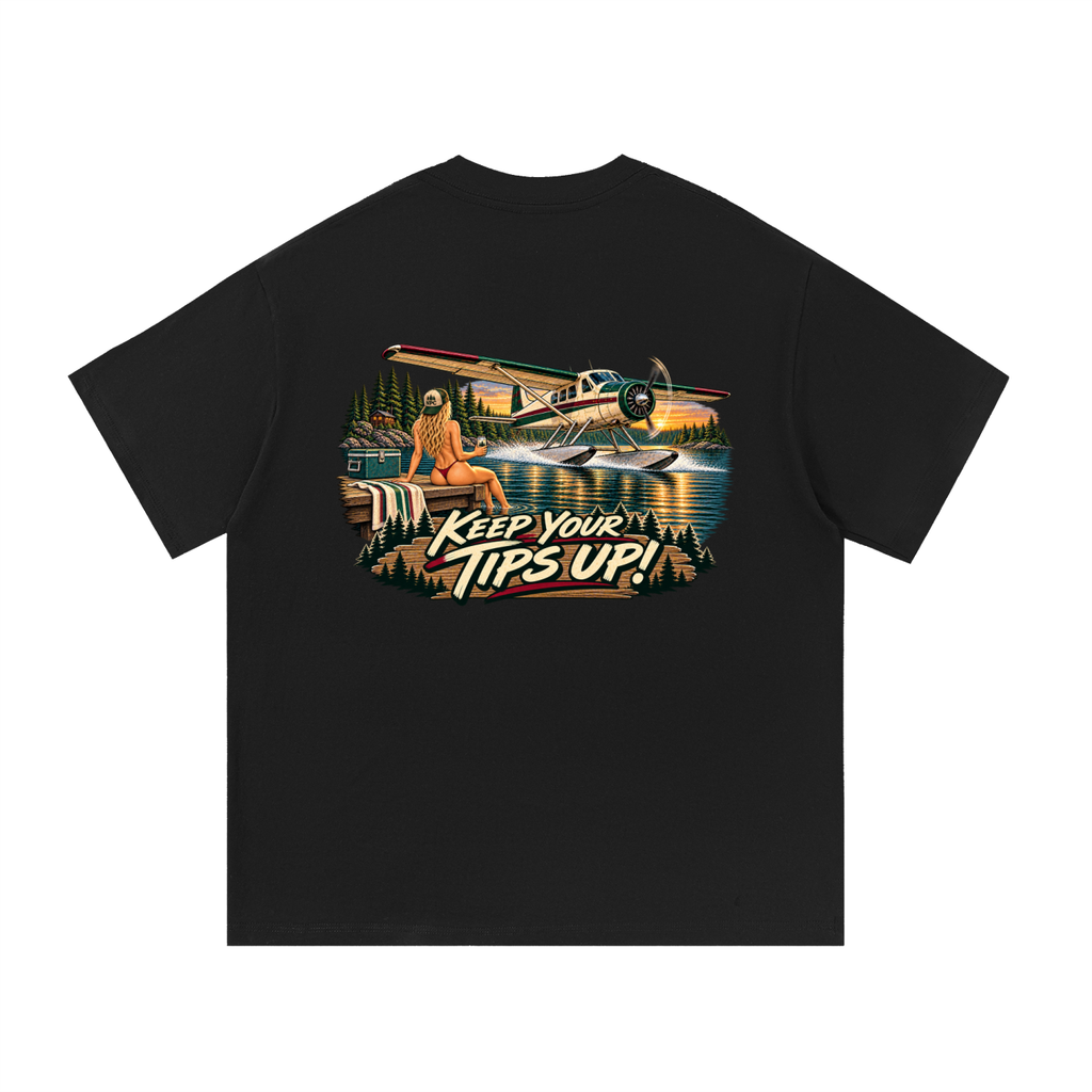 Tips Up - Essential Cotton T-Shirt