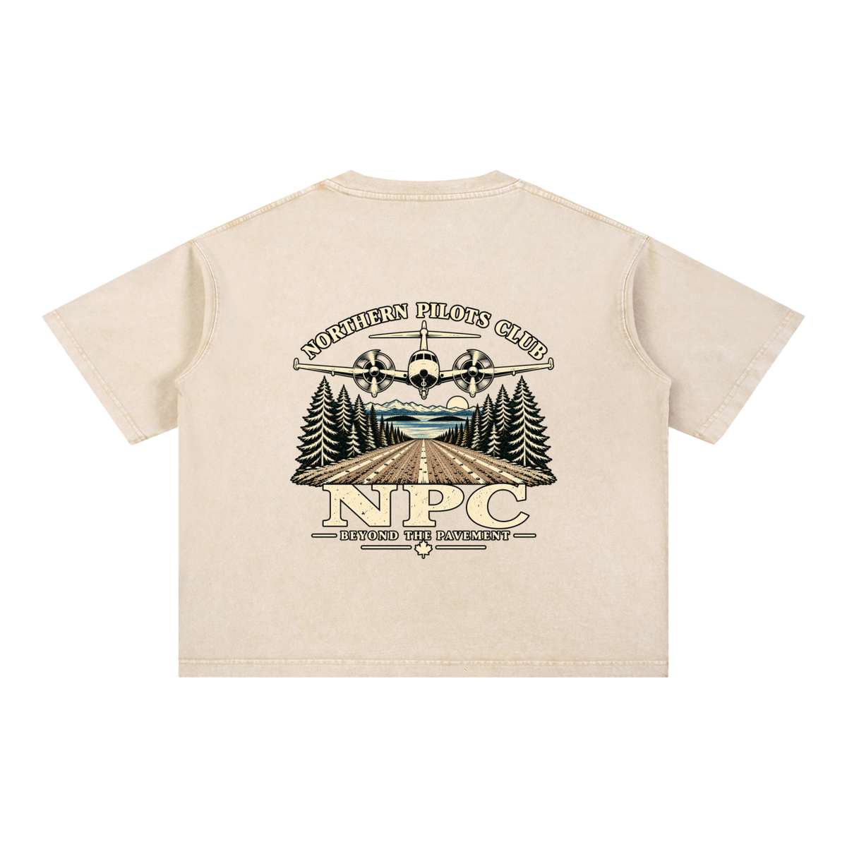 NPC - Mineral Wash Boxy Cotton T-Shirt