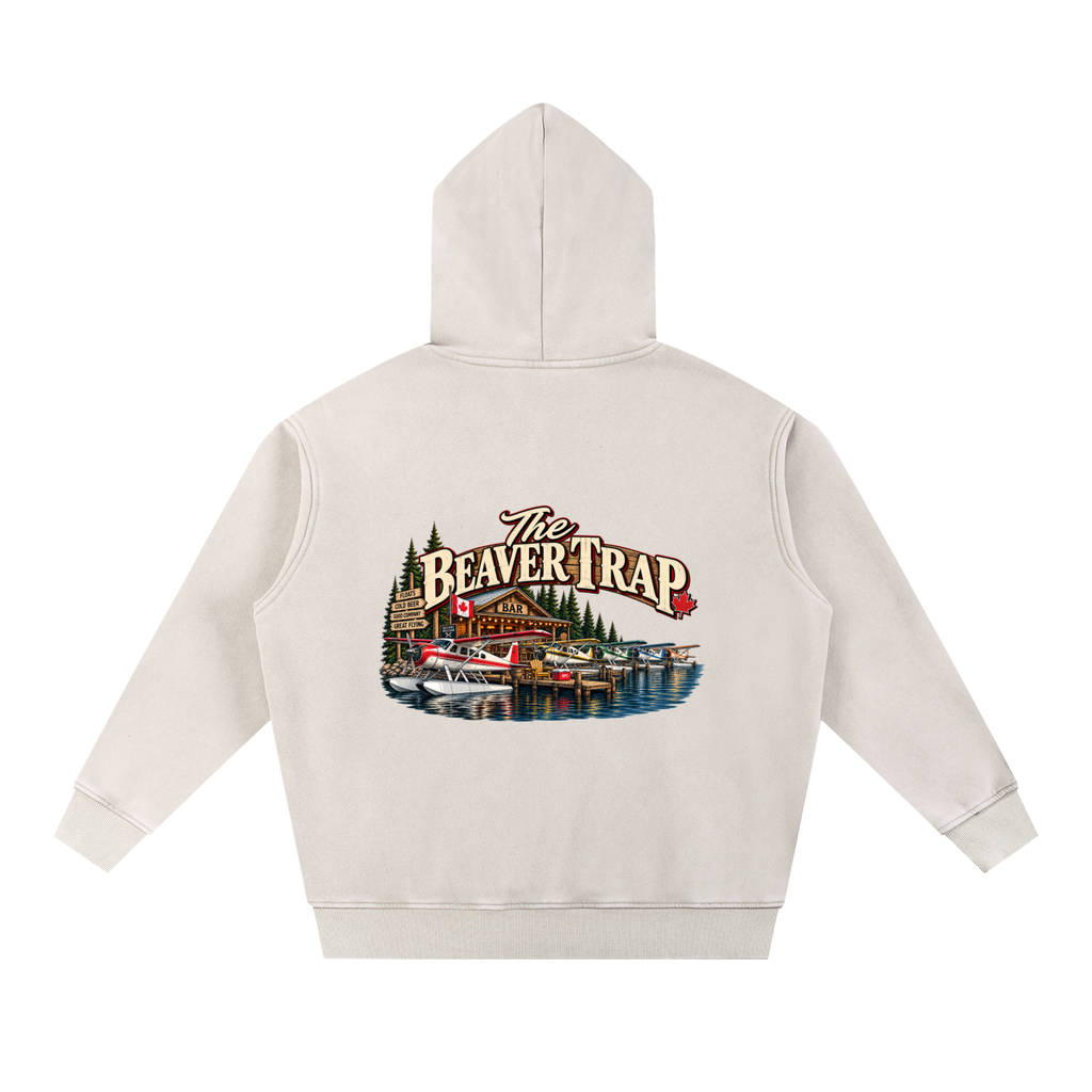 Beaver Trap - Snow Wash Fleece Oversize Hoodie