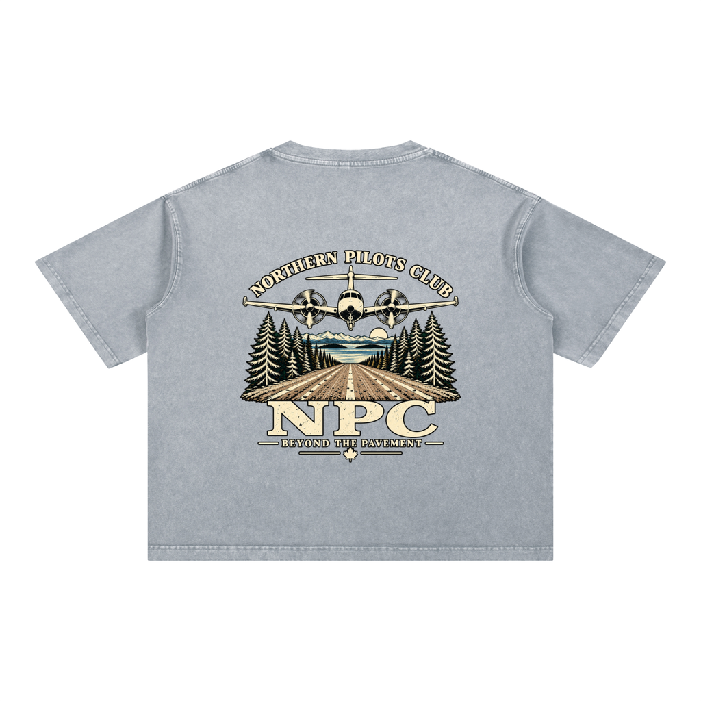 NPC - Mineral Wash Boxy Cotton T-Shirt