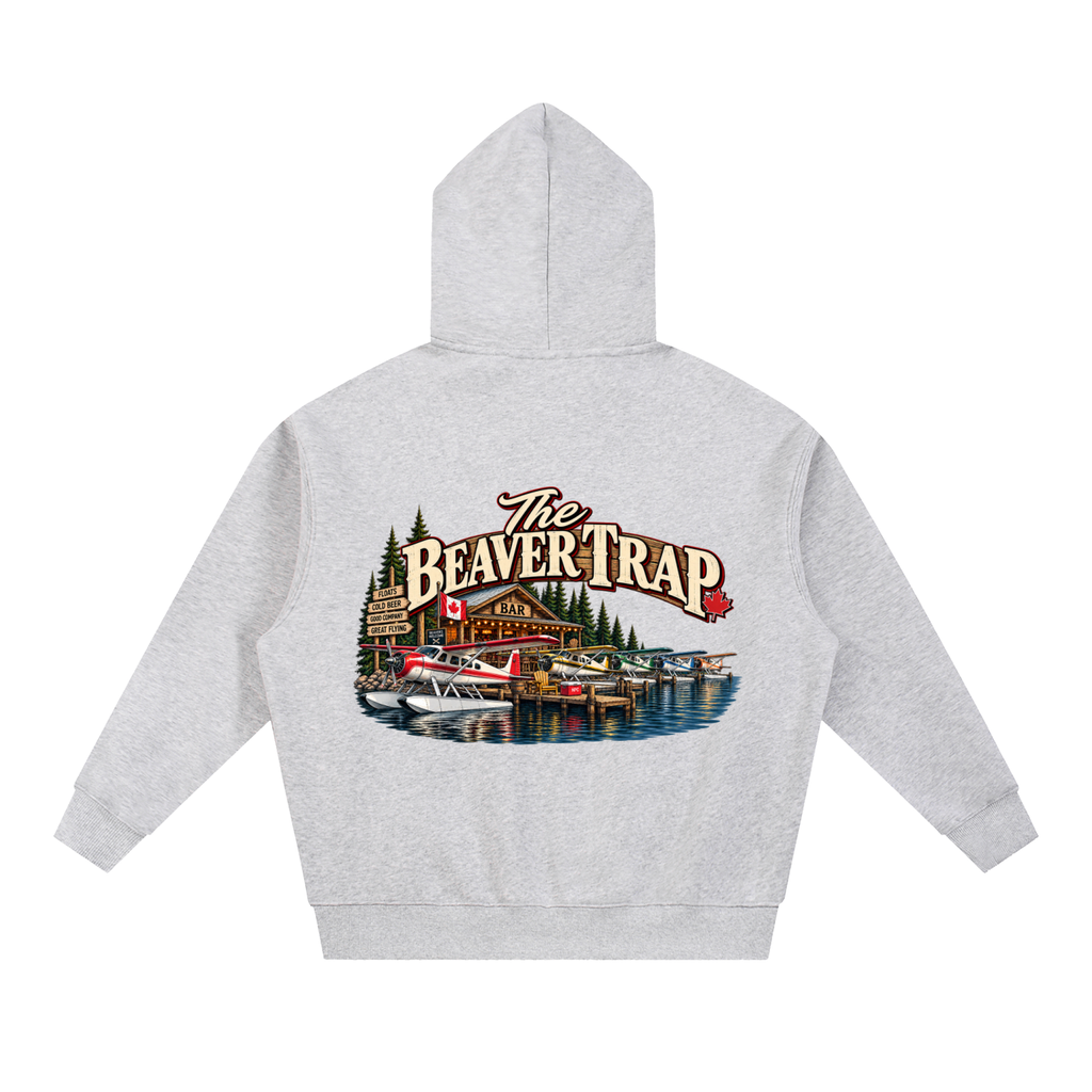 Beaver Trap - Essential Oversized Boxy Fit Fleece Hoodie