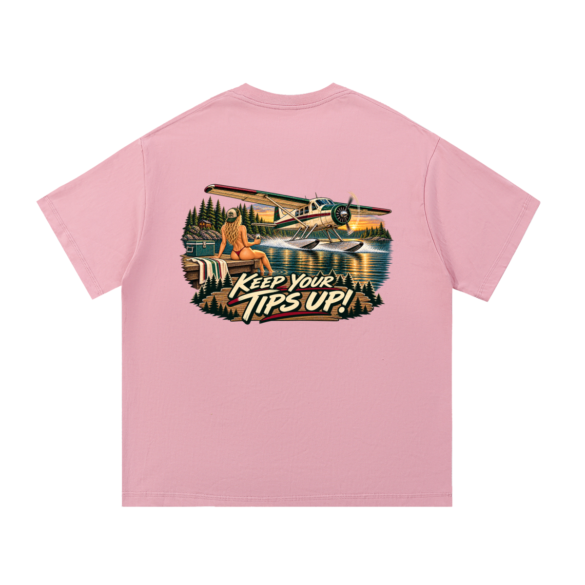 Tips Up - Essential Cotton T-Shirt