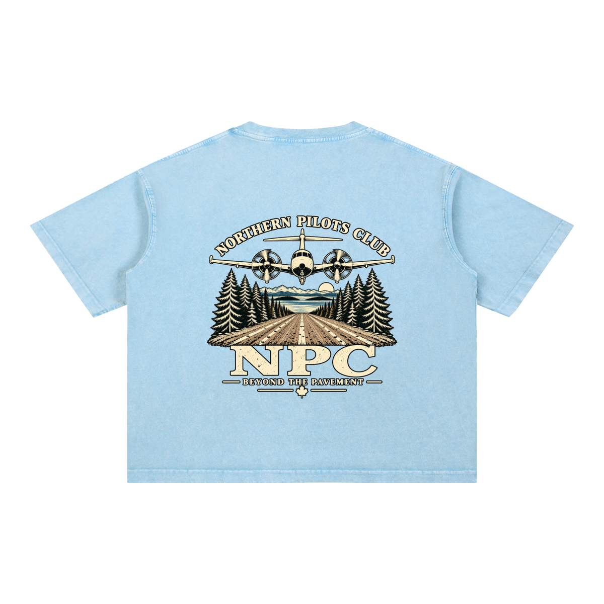 NPC - Mineral Wash Boxy Cotton T-Shirt