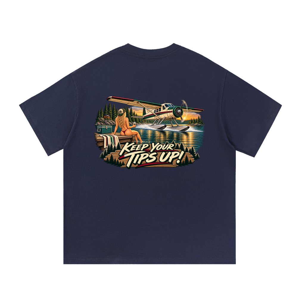 Tips Up - Essential Cotton T-Shirt