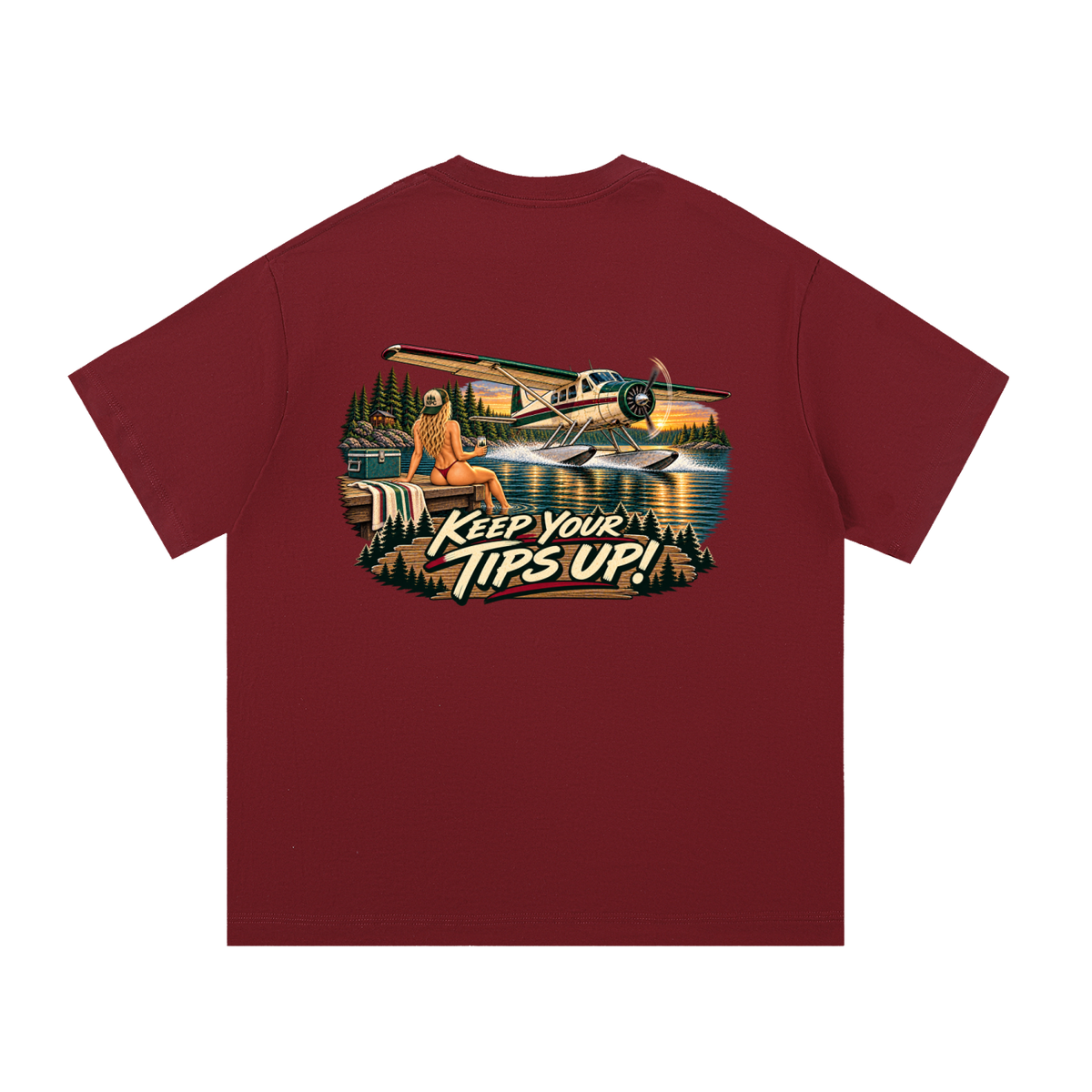 Tips Up - Essential Cotton T-Shirt