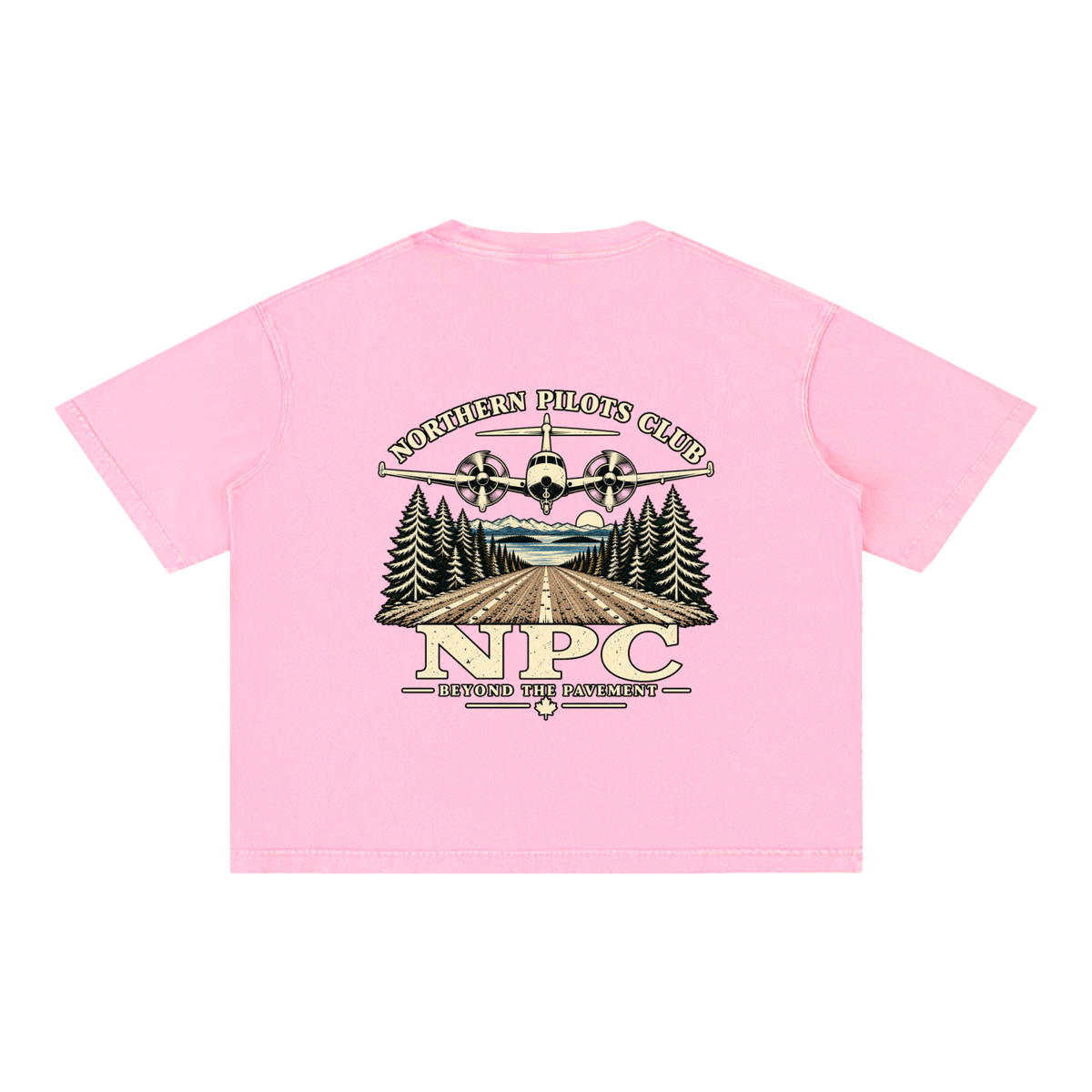NPC - Mineral Wash Boxy Cotton T-Shirt