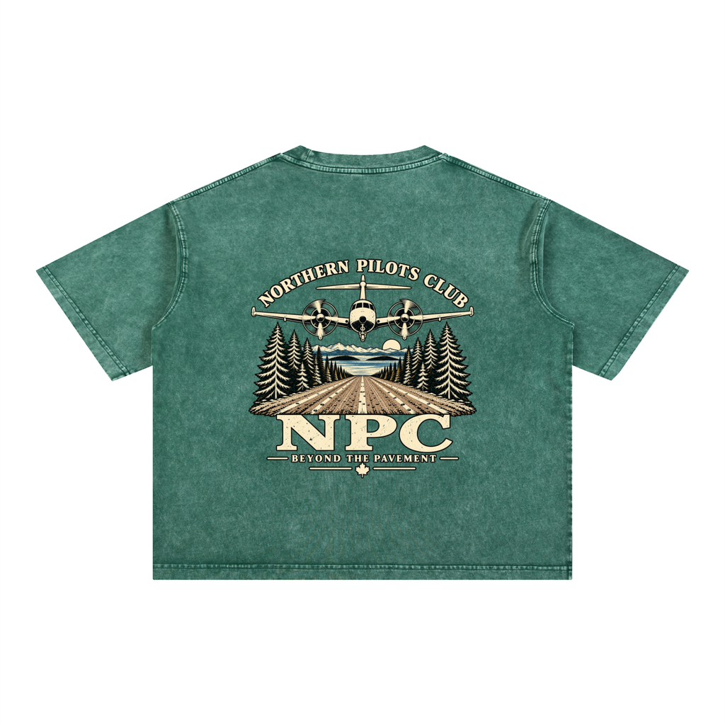 NPC - Mineral Wash Boxy Cotton T-Shirt